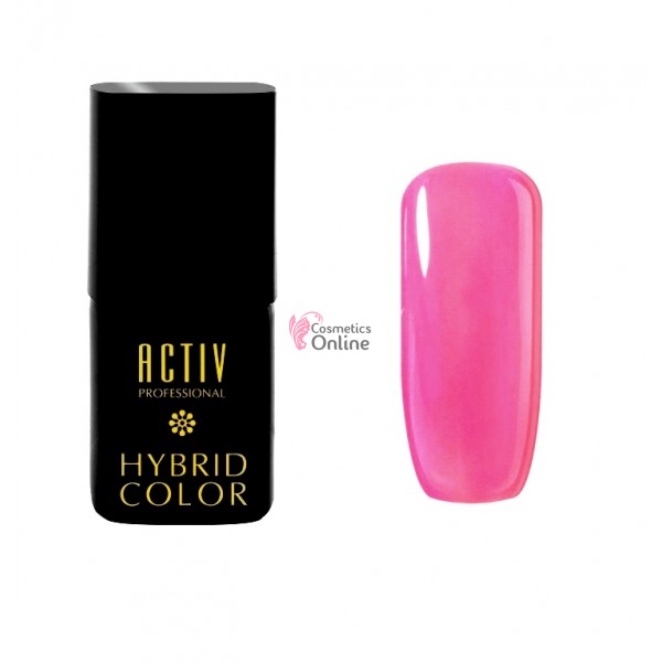 Oja Semipermanenta Activ Hibrid Color UV 15ml Cod 24 Roz Neon, art ACP